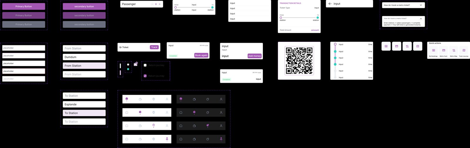 Reusable component library for the redesign